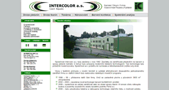 Desktop Screenshot of intercolor.cz