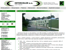 Tablet Screenshot of intercolor.cz